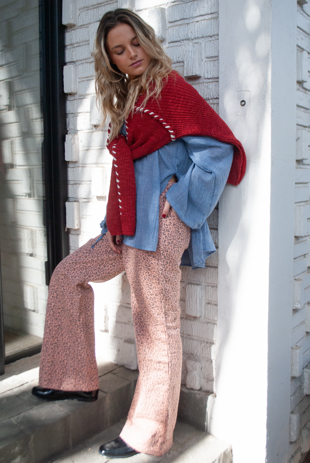 Pantalón Leopardo Peach Pink