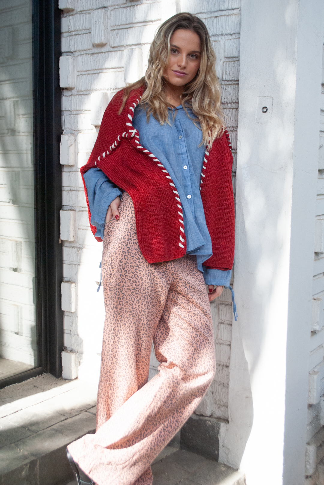 Pantalón Leopardo Peach Pink
