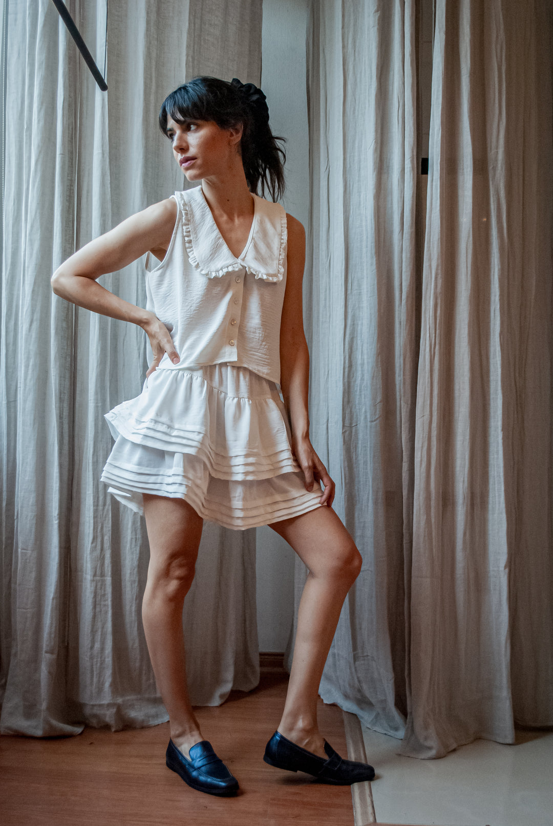 Falda Beltrán Blanca