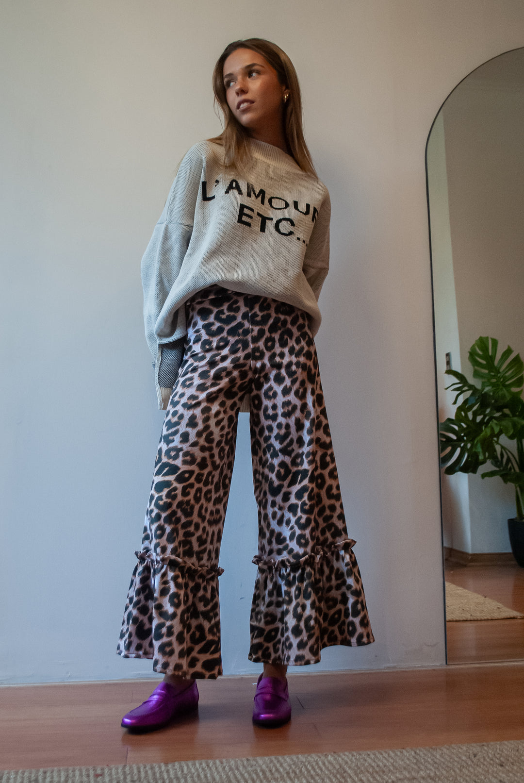 Pantalón Tomasa Leopard