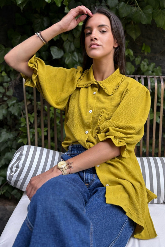 Blusa Málaga GREEN MUSTARD