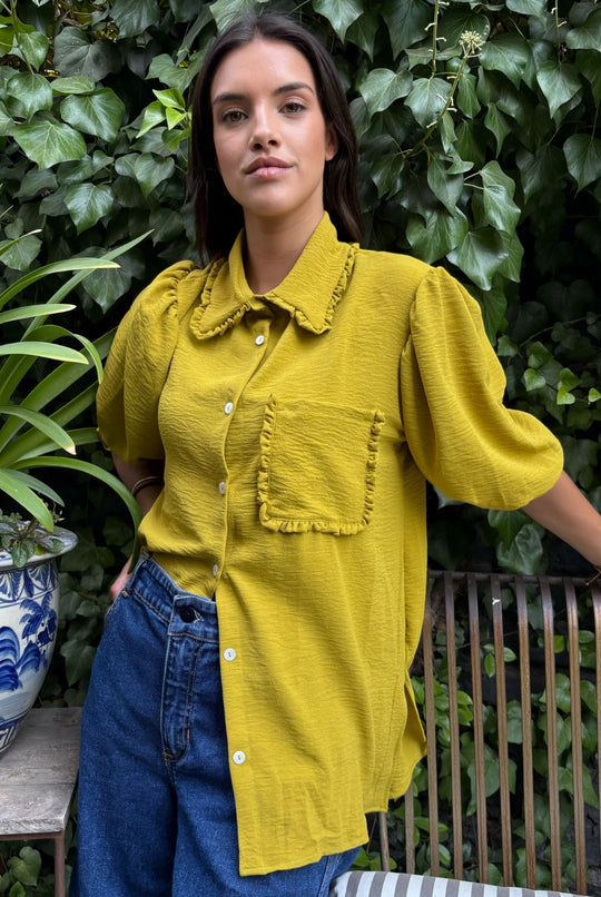 Blusa Málaga GREEN MUSTARD