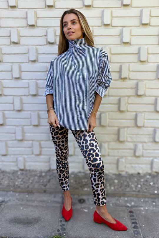 Blusa Grecia Rayas Dark Green