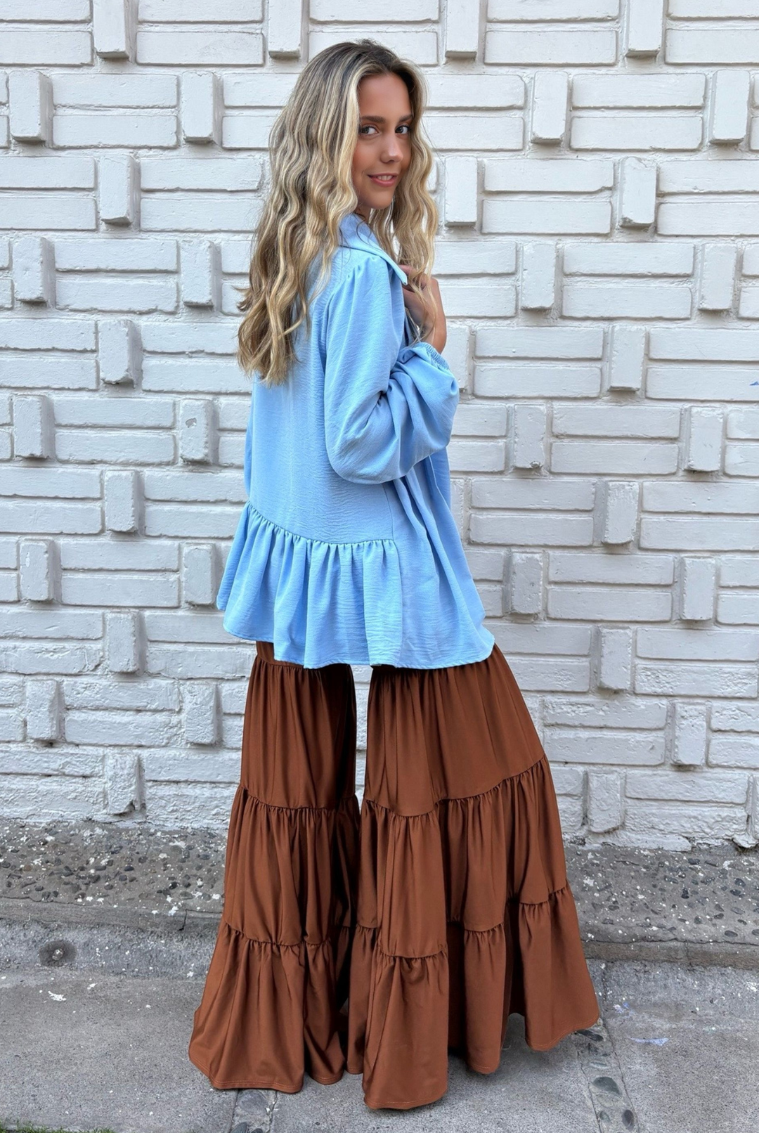 Blusa Gardenia Sky Blue