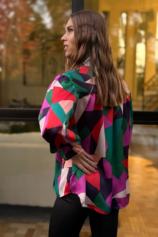 Blusa Rafaela Geometric