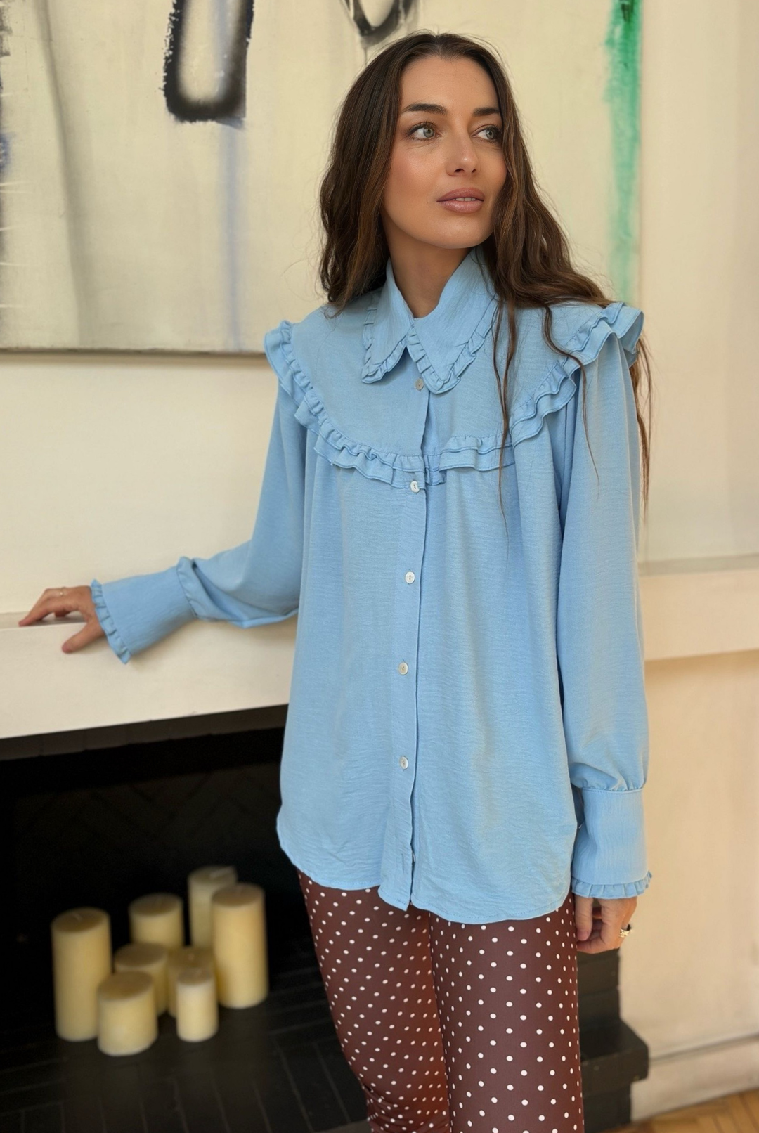Blusa Budapest Sky Blue