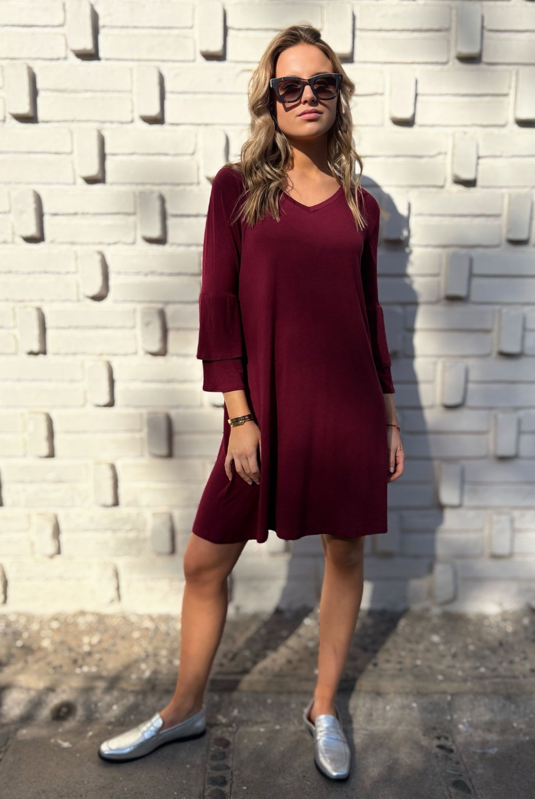 Vestido Alondra Burgundy