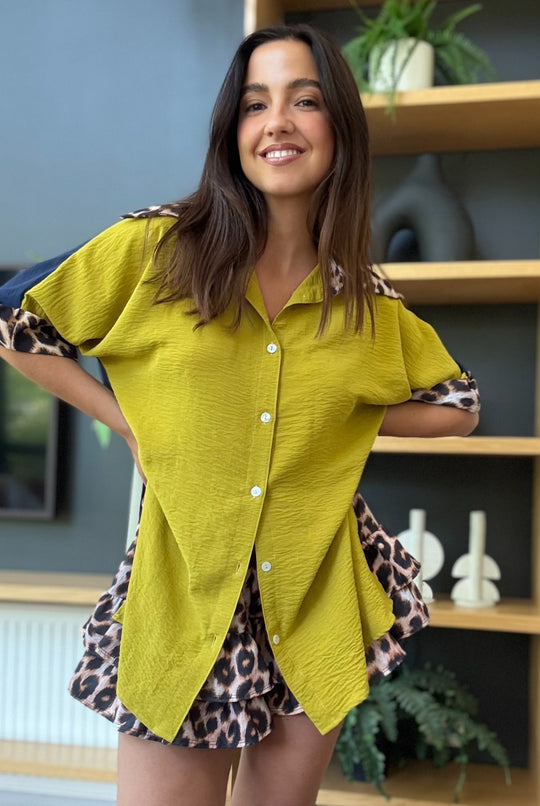 BLUSA ELOÍSE YELLOW / BLUE