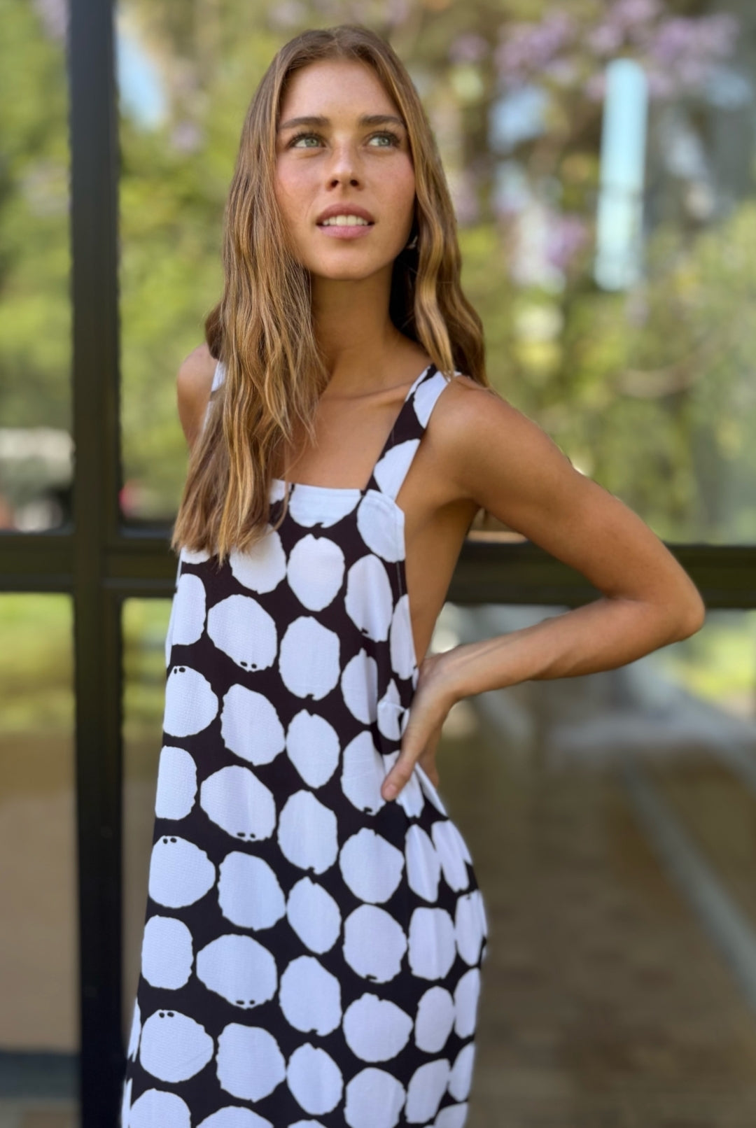 Vestido Colmar BLACK/WHITE