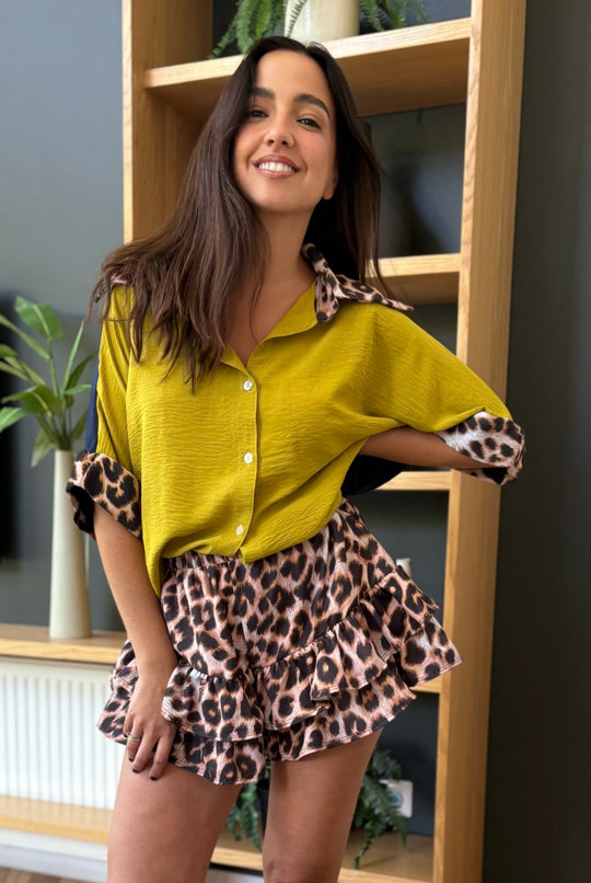 BLUSA ELOÍSE YELLOW / BLUE