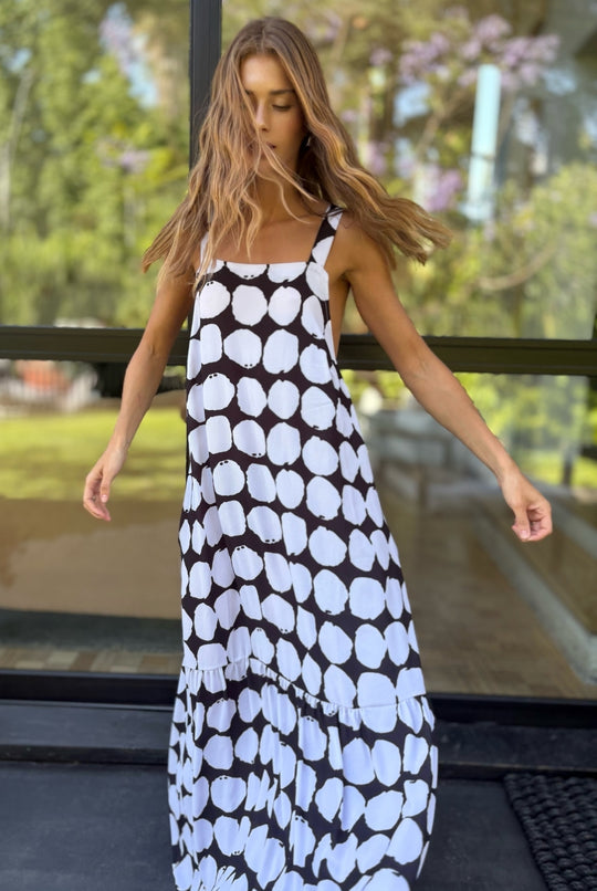 Vestido Colmar BLACK/WHITE