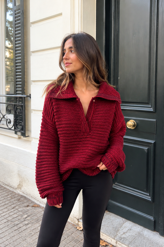 Sweater Gales Burgundy