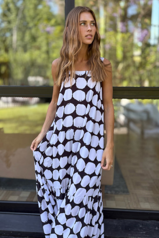 Vestido Colmar BLACK/WHITE