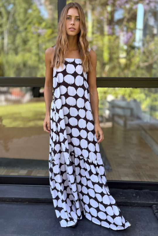 Vestido Colmar BLACK/WHITE