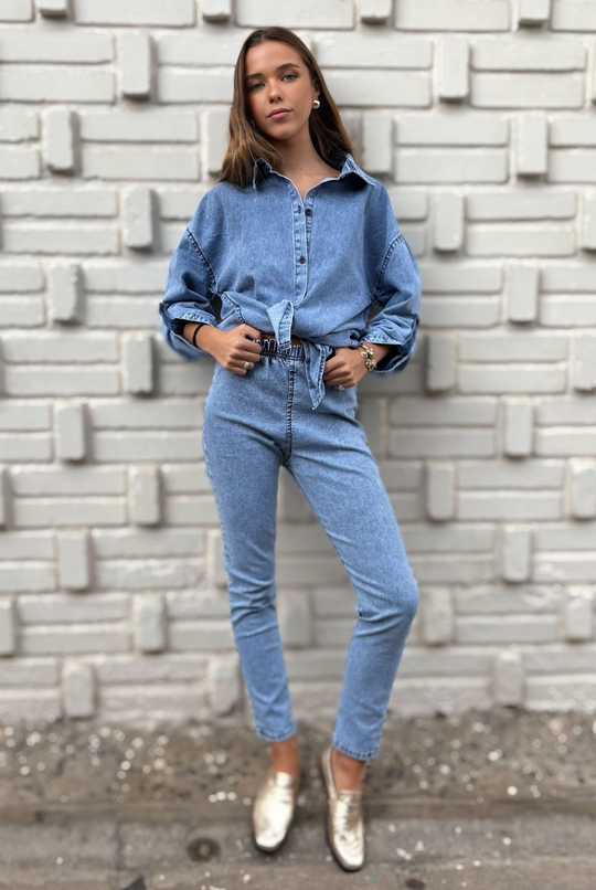 Camisa Benet Sky Blue