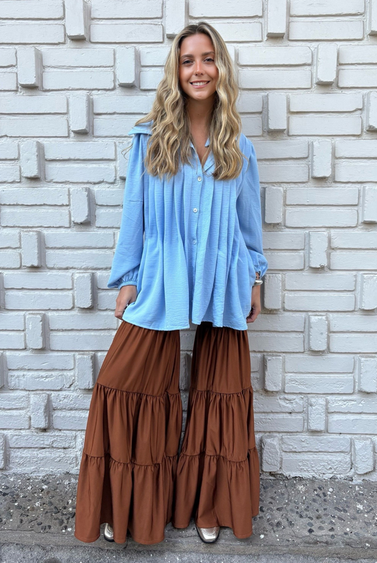 Blusa Gardenia Sky Blue