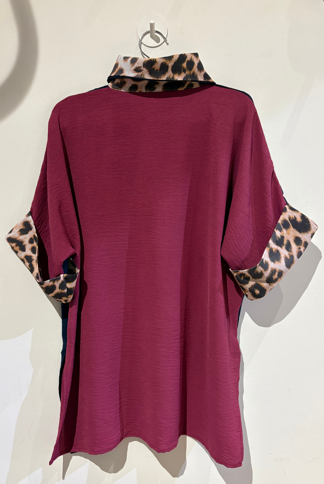 Blusa Eloíse Dark Blue/Magenta