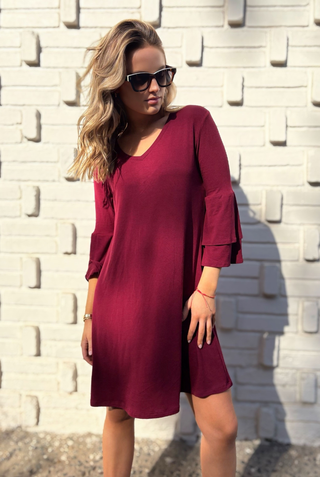 Vestido Alondra Burgundy