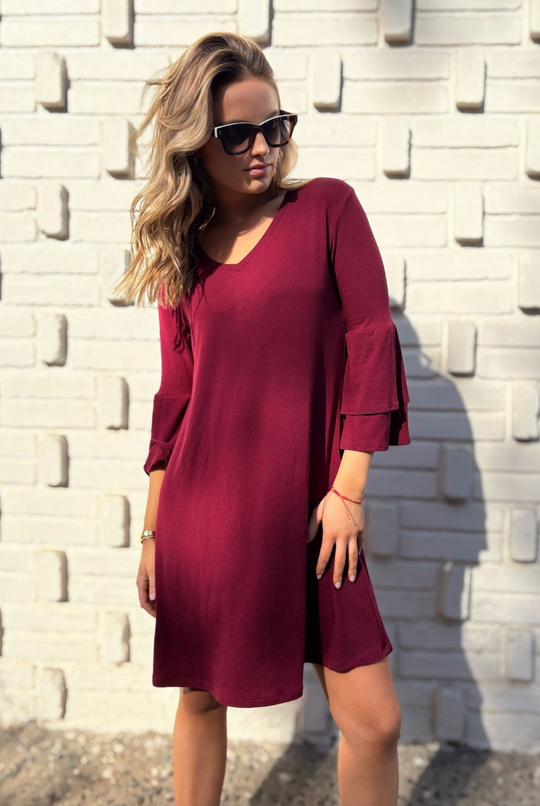 Vestido Alondra Burgundy