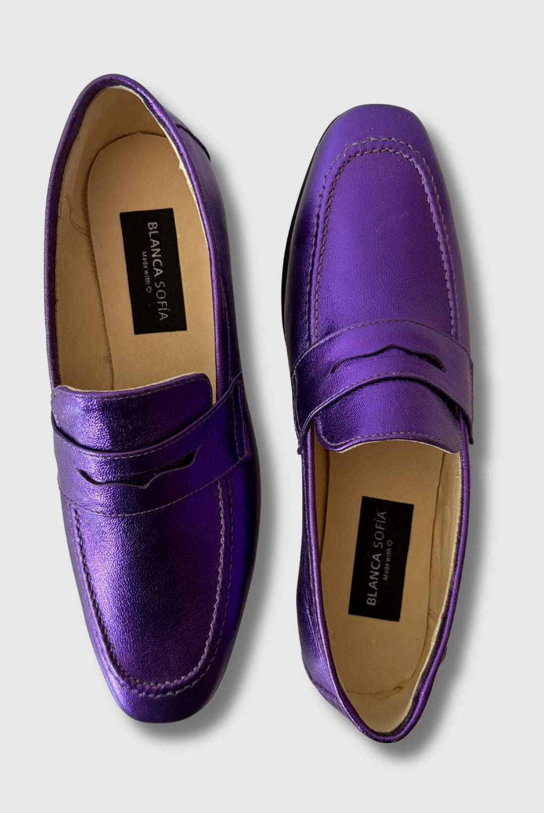 Mocasín Maia Purple / Cuero