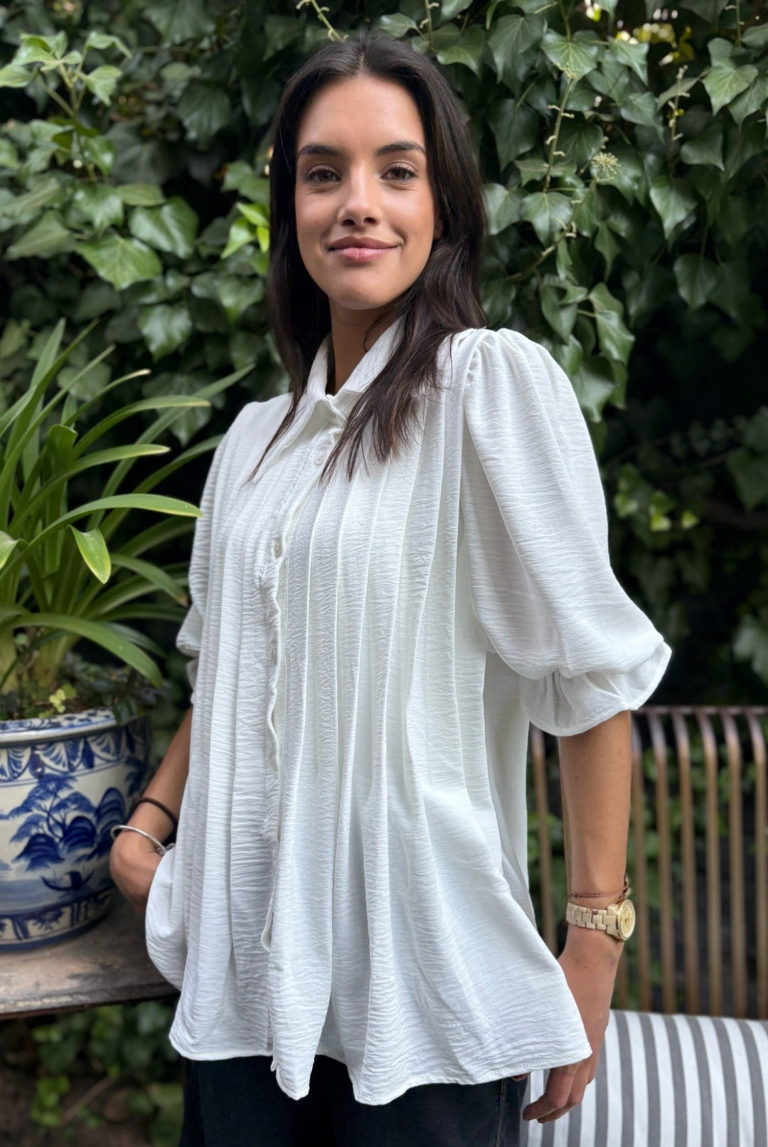 BLUSA GARDENIA WHITE