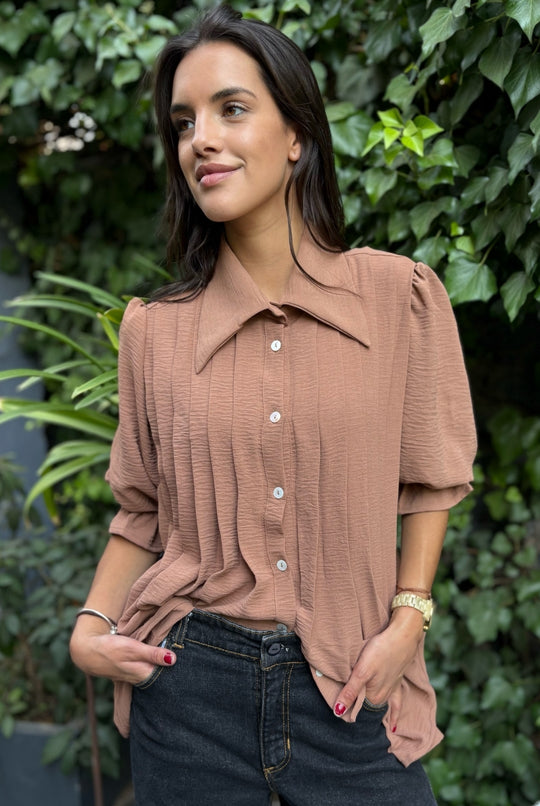 Blusa Gardenia Brown