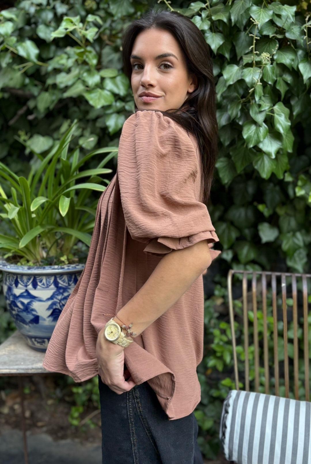 Blusa Gardenia Brown