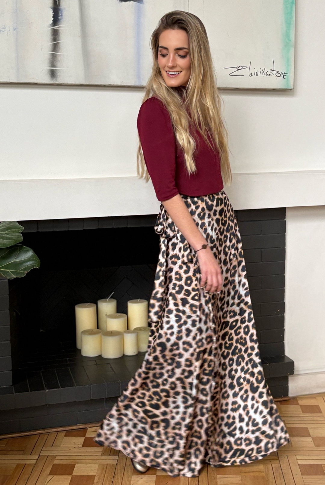 Pollera Envolvente Leopard
