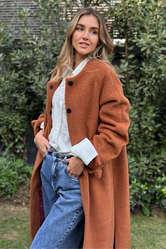 PRE VENTA ABRIGO ATLANTA CAMEL