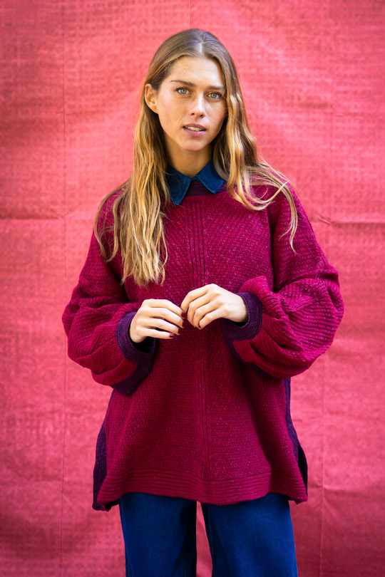 Sweater Lilian Ciruela