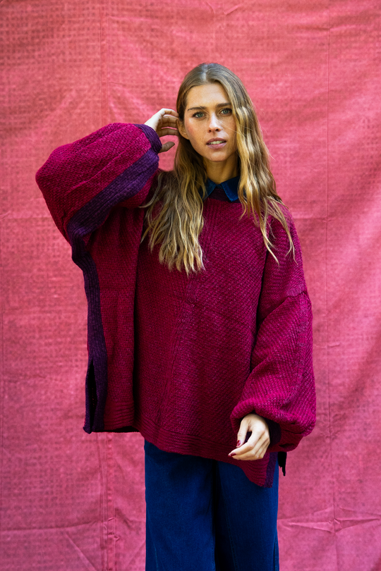 Sweater Lilian Ciruela