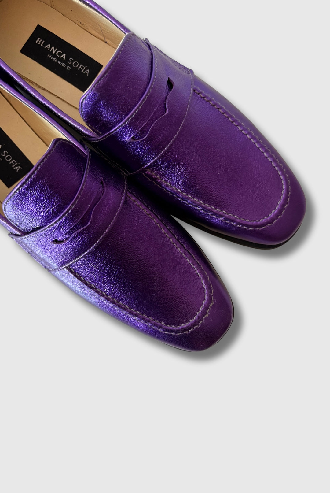 Mocasín Maia Purple / Cuero
