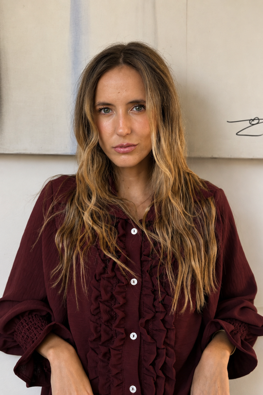 Blusa Fiorella Burgundy