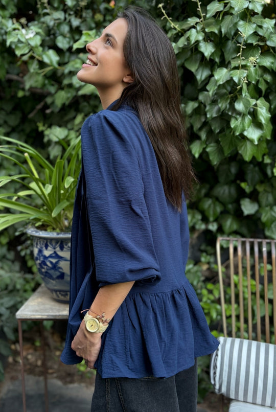 Blusa Gardenia Dark Blue