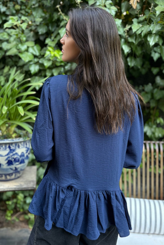 Blusa Gardenia Dark Blue