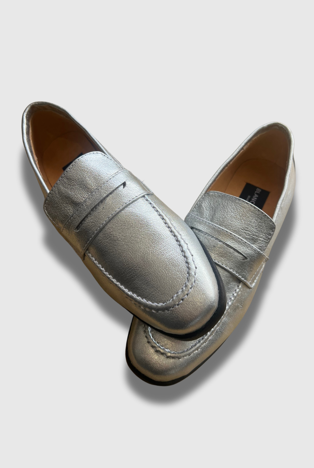 Mocasín Walk Perfect Silver / Cuero