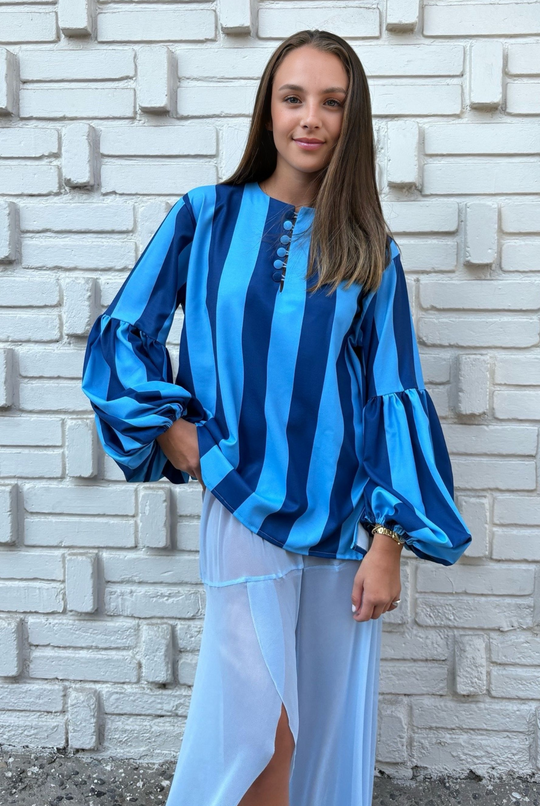 PRE VENTA BLUSA BOLONIA BLUE