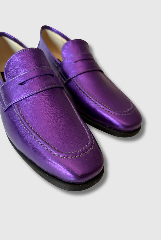 Mocasín Maia Purple / Cuero