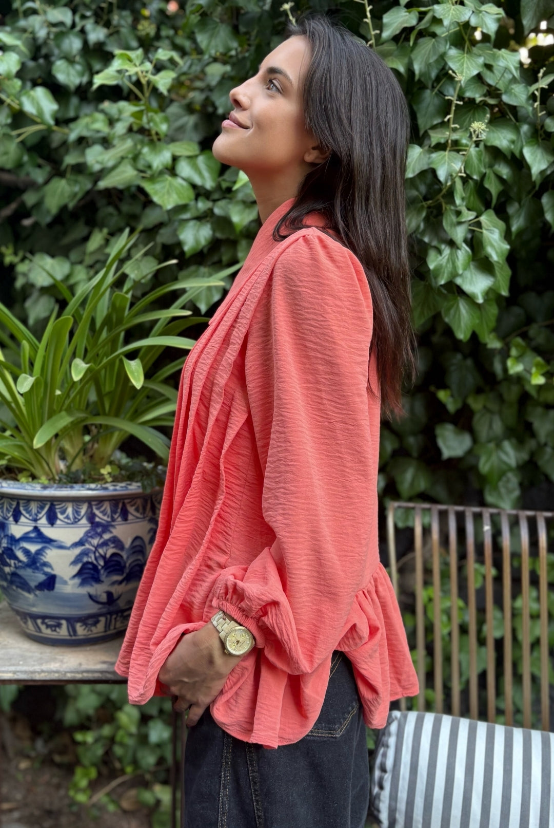 Blusa Gardenia Coral