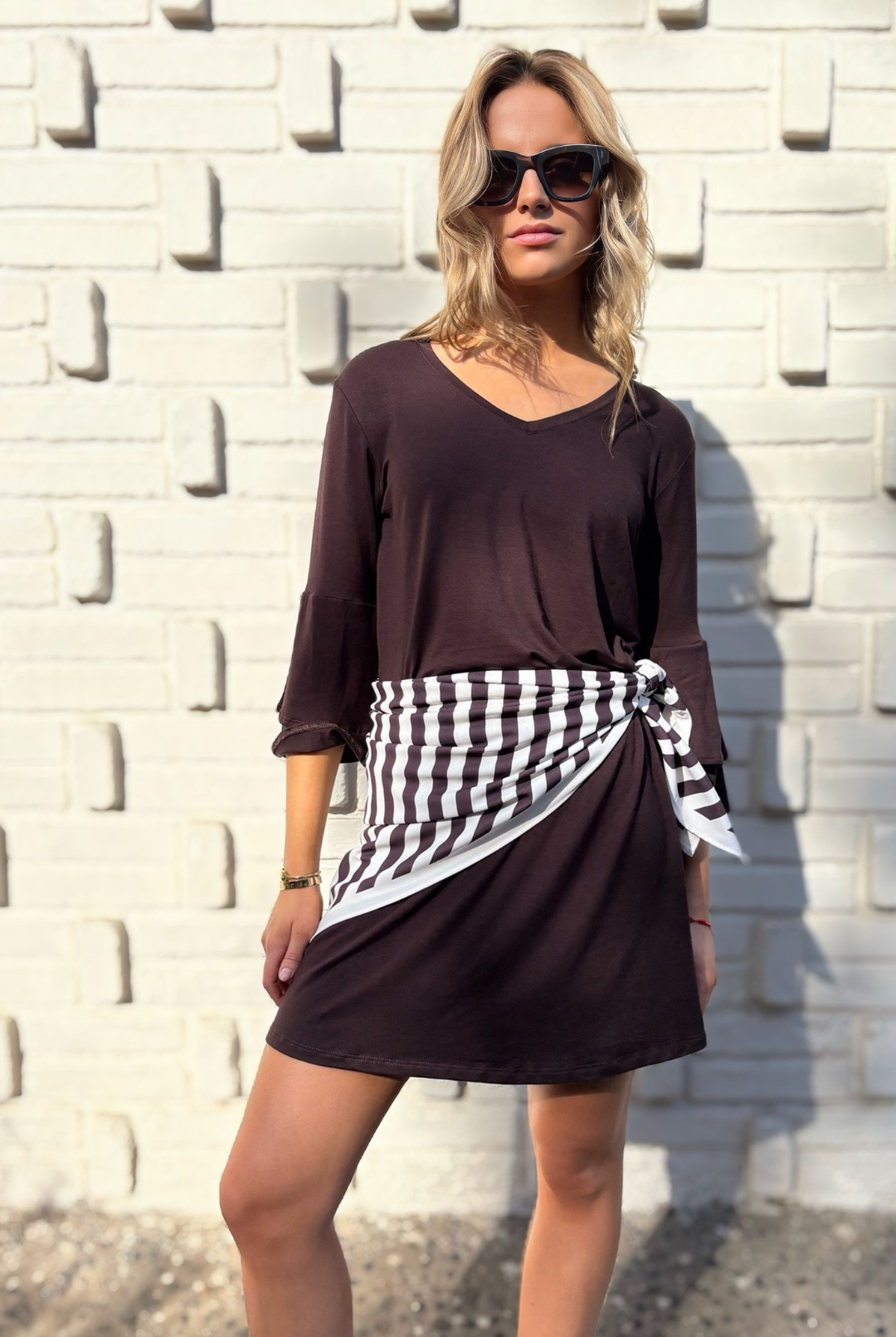 Vestido Alondra Brown
