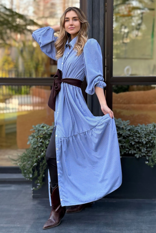 Vestido Marbella Sky Blue