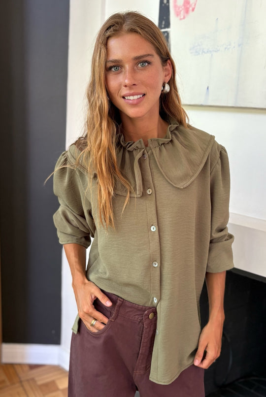 PRE VENTA Blusa Volaré OLIVE