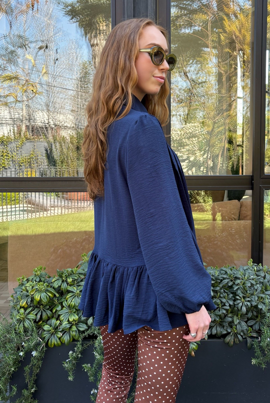 Blusa Gardenia Dark Blue