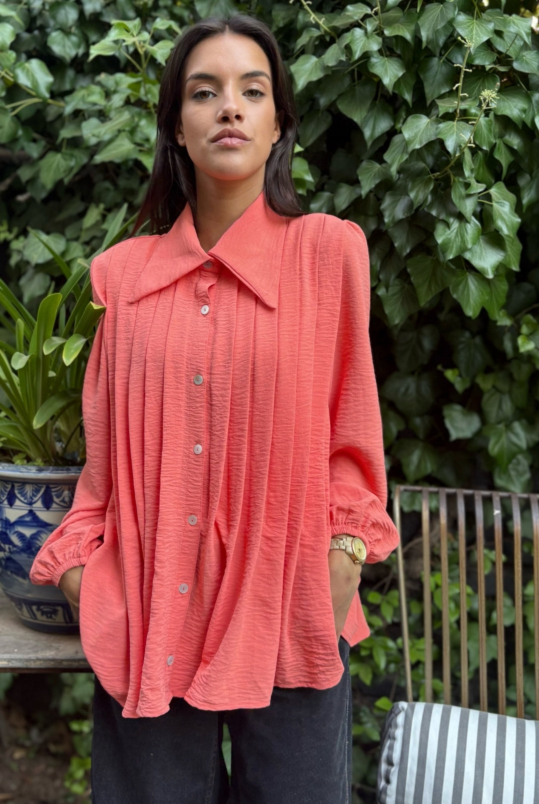 Blusa Gardenia Coral