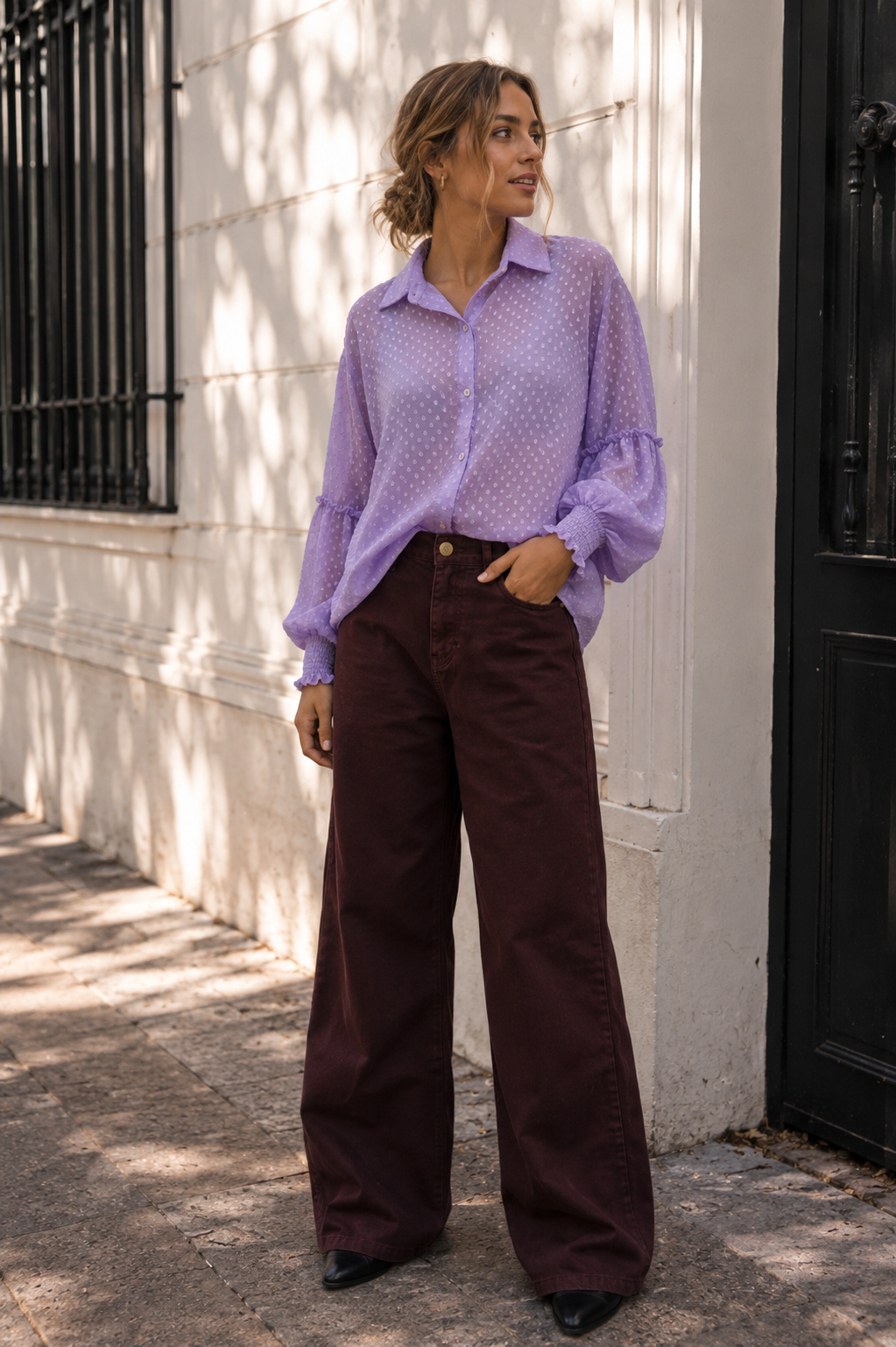 PREVENTA Blusa Charlotte Purple