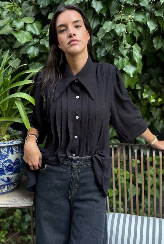 Blusa Gardenia Black