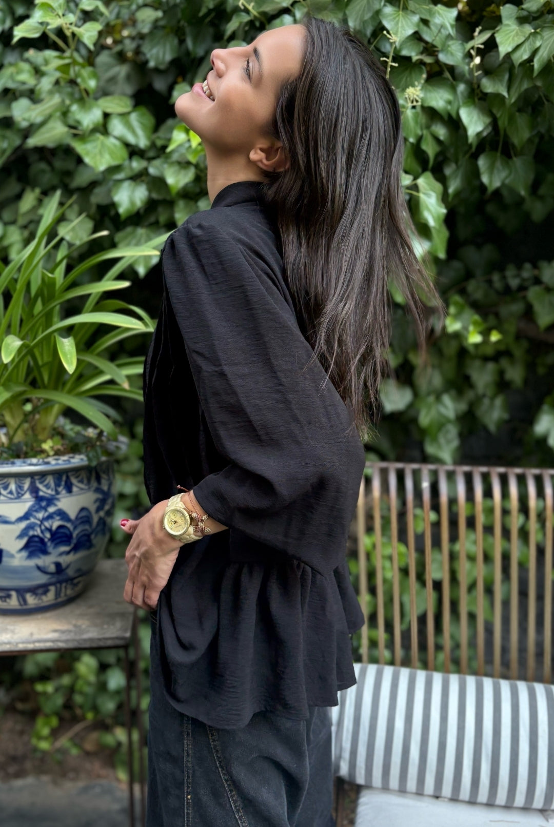 Blusa Gardenia Black