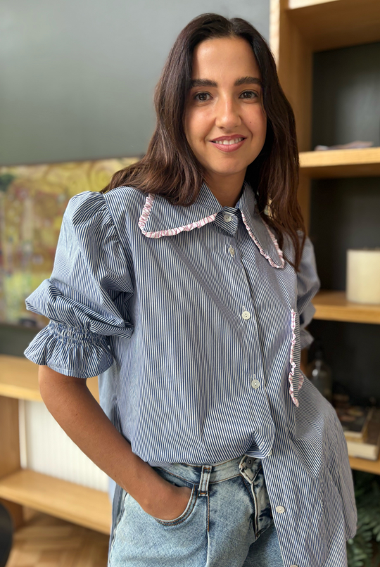 Blusa Málaga Rayas DARK BLUE