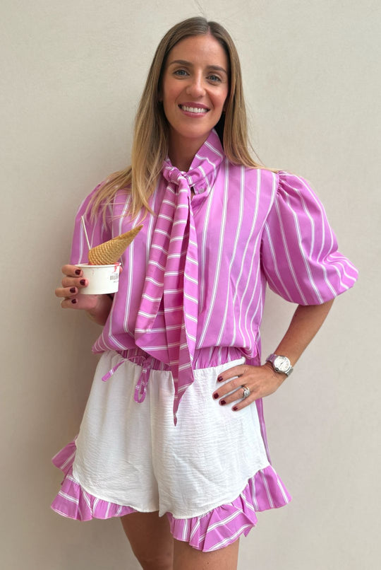 Conjunto Amelia Rayas PINK