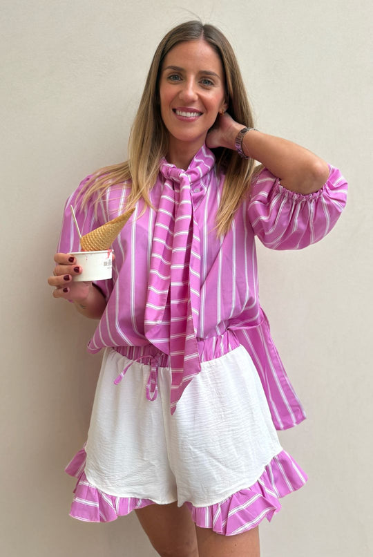 Conjunto Amelia Rayas PINK